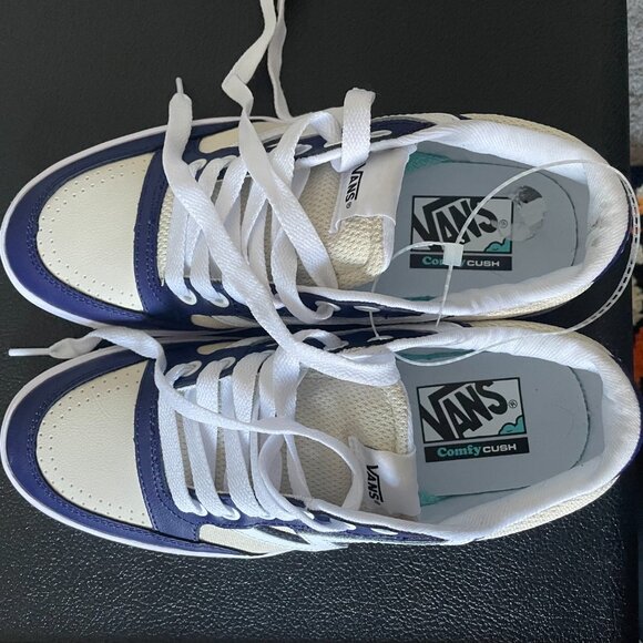 NWOT Vans Lowland Comfy Cush White / Purple / Beige - Picture 6 of 6